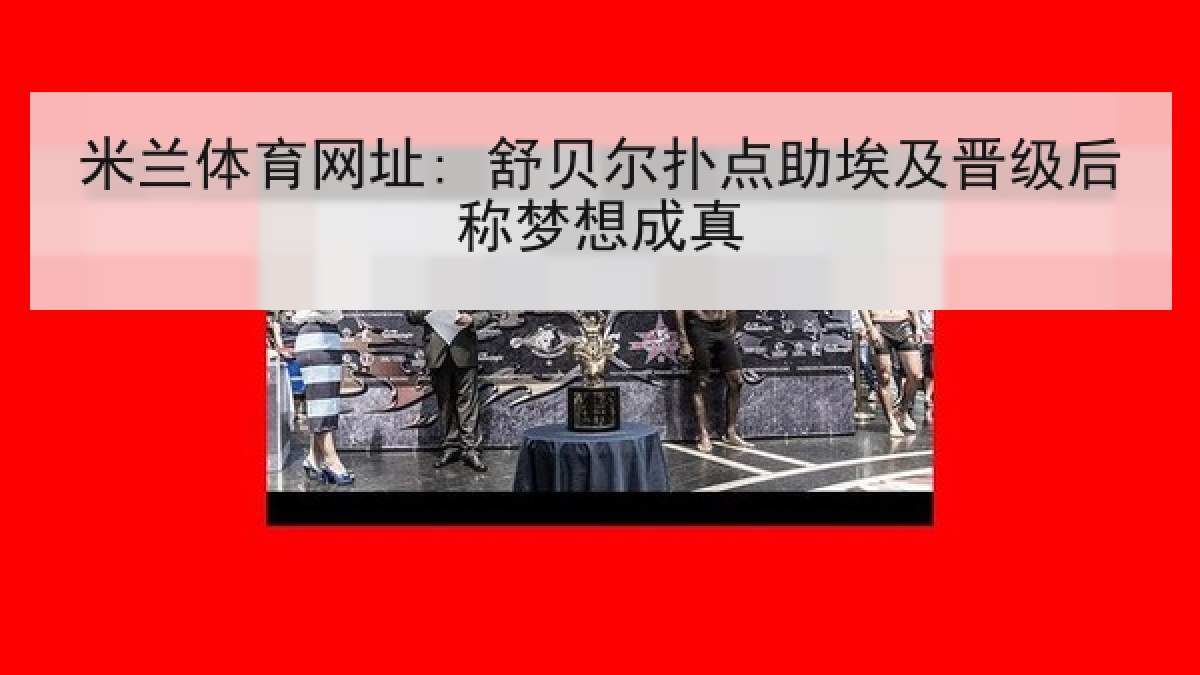 米兰体育网址: 舒贝尔扑点助埃及晋级后称梦想成真
